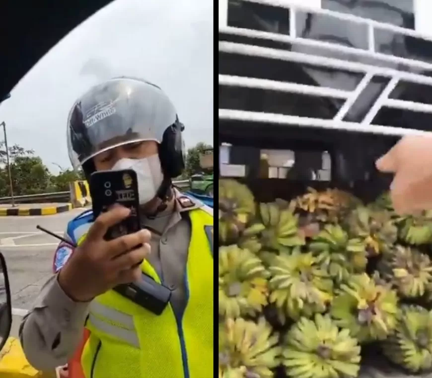 Sopir Pikap Bermuatan Pisang Dicegat dan Dituduh Bawa Sabu oleh Polisi di Palembang