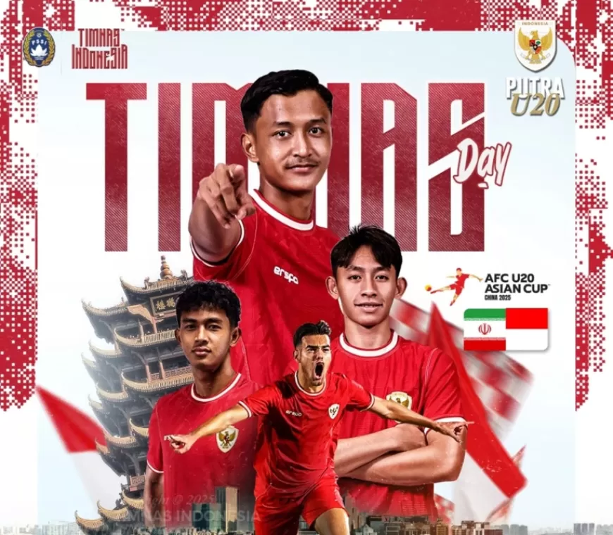 Jadwal dan Link Streaming Pertandingan Timnas Indonesia Vs Iran di Piala Asia U-20 2025