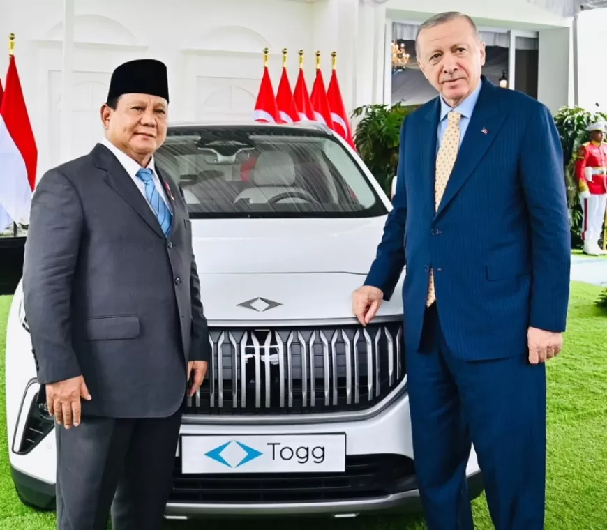 Prabowo Dapat Hadiah Mobil Listrik dari Presiden Turki Erdogan, Bisa Tempuh 523 Km